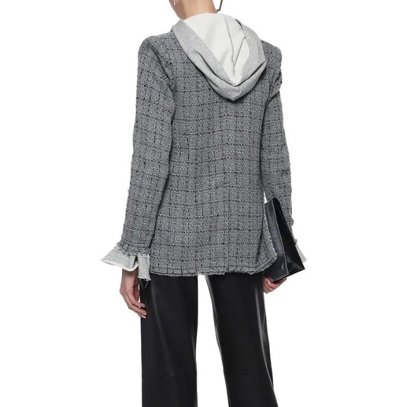 IRO Rare Quanto Checked Boucle-Tweed Blazer Jacket - Picture 6 of 16